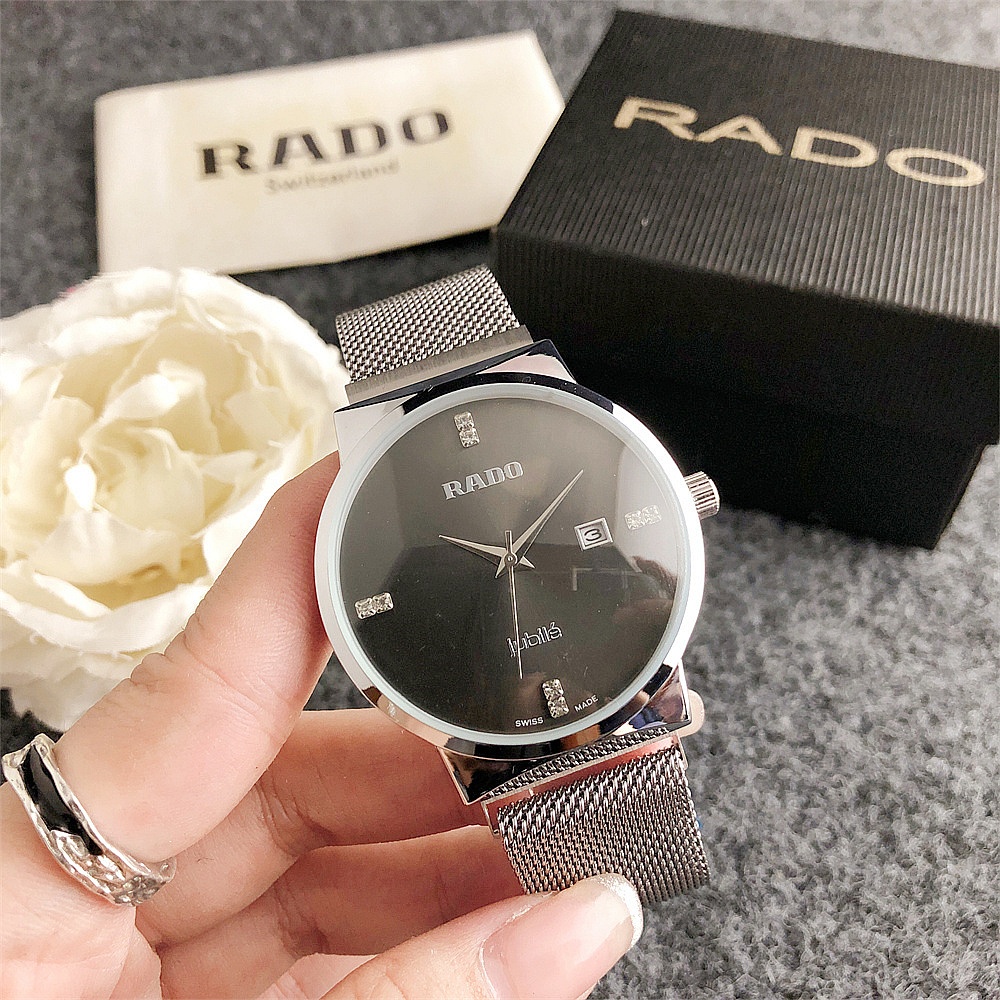 Rado นาฬิกาผู้หญิงธุรกิจแฟชั่นลําลองสแตนเลสนาฬิกาผู้หญิงนาฬิกา