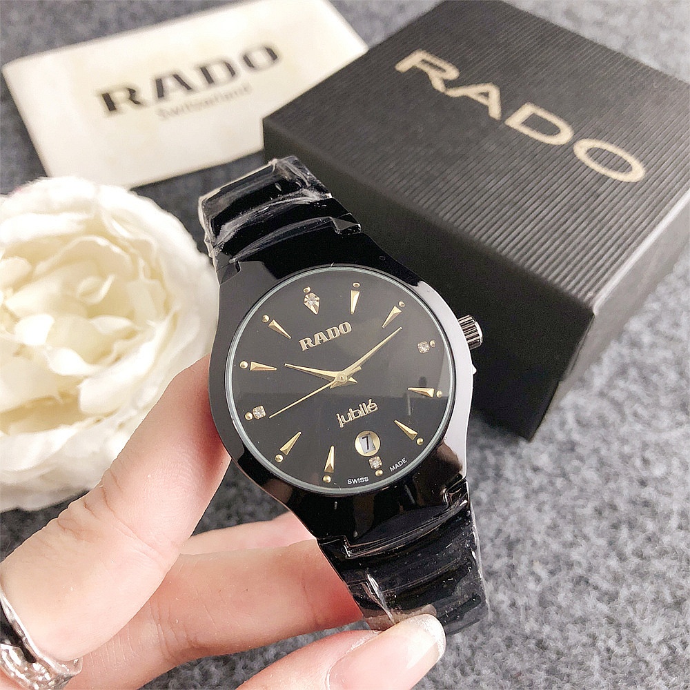 Rado นาฬิกาผู้หญิงธุรกิจแฟชั่นลําลองสแตนเลสนาฬิกาผู้หญิงนาฬิกา