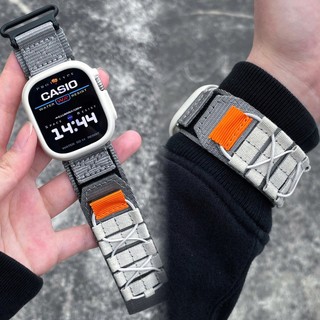 ยุทธวิธีไนลอนทอทนทานสําหรับ Huawei นาฬิกา Fit 5 Pro Fit 4 สายนาฬิกากีฬากลางแจ้งทหารองค์ประกอบสายไนลอนสําหรับ Huawei Fit5 Fit4 Fit3 Velcro ทอสายรัดข้อมืออุปกรณ์เสริม