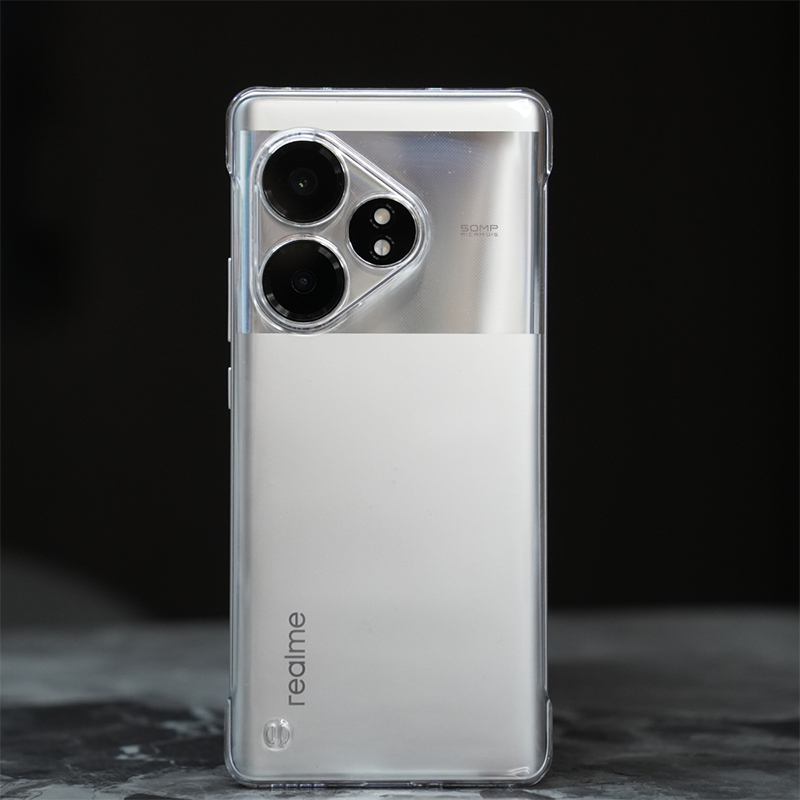 สําหรับ เรียลมี Realme GT 6 6T ที ปลอกไม่มีสีเหลืองโปร่งใสบางเฉียบฮาร์ดพีซีเคสโทรศัพท์ปก