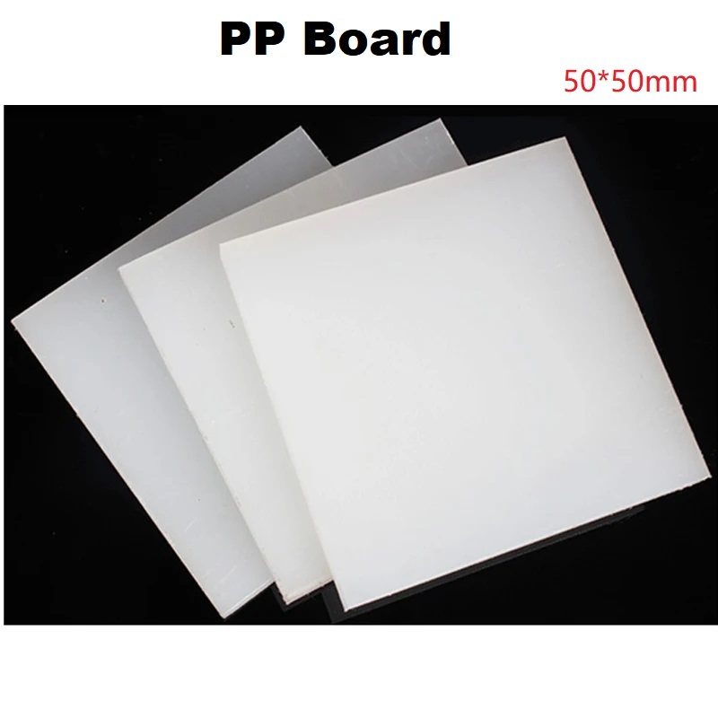50*50mm PP Board Polypropylene Plastic Non Toxic Chopping Board DIY Fish Tank Plank Press Backing Pl