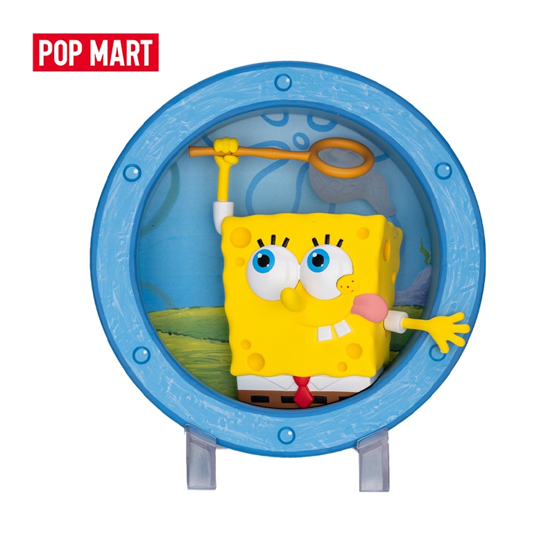 Pop MART SpongeBobs ตุ๊กตาหน้าต่าง