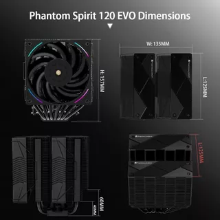 Thermalright PS120 SE CPU Air Cooler 7 ท่อความร้อนแชสซีความร้อนพัดลมคู่คอมพิวเตอร์ Cooling Speed สําหรับ AMD AM4 AM5/Intel 1700/1150/1151/1200/17XX/2011