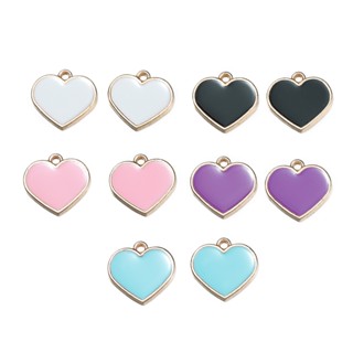 St. kunkka 5-10 ชิ้นโลหะผสมน้ํามันหยดหัวใจรักจี้ 16.5 * 17 ม…