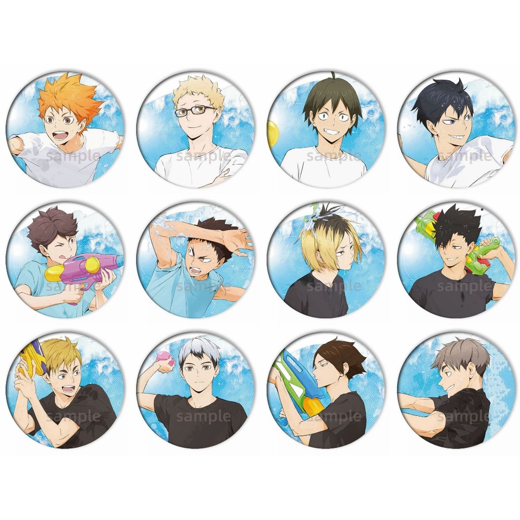 Haikyuu! Kozume Kenma Kageyama Hinata Badge ฤดูร้อนอะนิเมะเข็มกลัดคอสเพลย์ Pins เครื่องประดับแฟชั่นของขวัญคอลเลกชัน