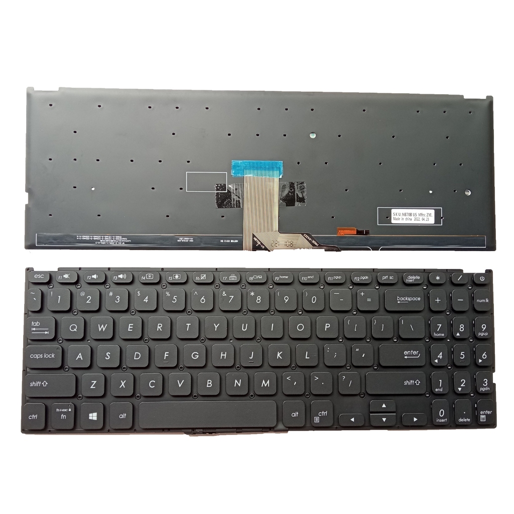 แป้นพิมพ์ US ใหม่สําหรับ Asus Vivobook X512 X512FA V5000F V5000 F512 F512D S512 S512F