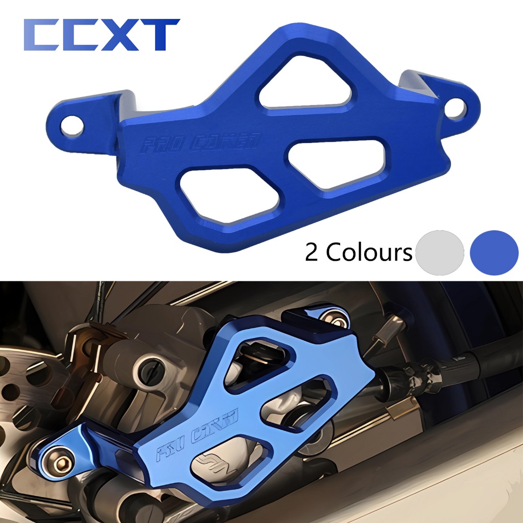 รถจักรยานยนต์ CNC ด้านหลังเบรค Caliper Guard Protector สําหรับ Yamaha YZ125 YZ125X YZ250 YZ250F YZ25