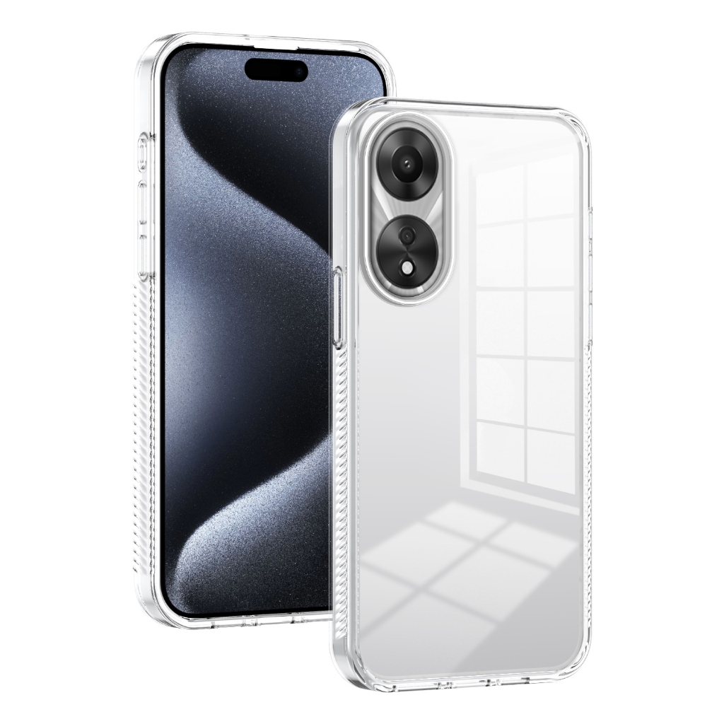 สําหรับ Oppo A58 4G /Oppo A58 5G ,โปร่งใสสูง,ลายนิ้วมือไม่ติด,คุณภาพสูง,เคสป้องกันโทรศัพท์