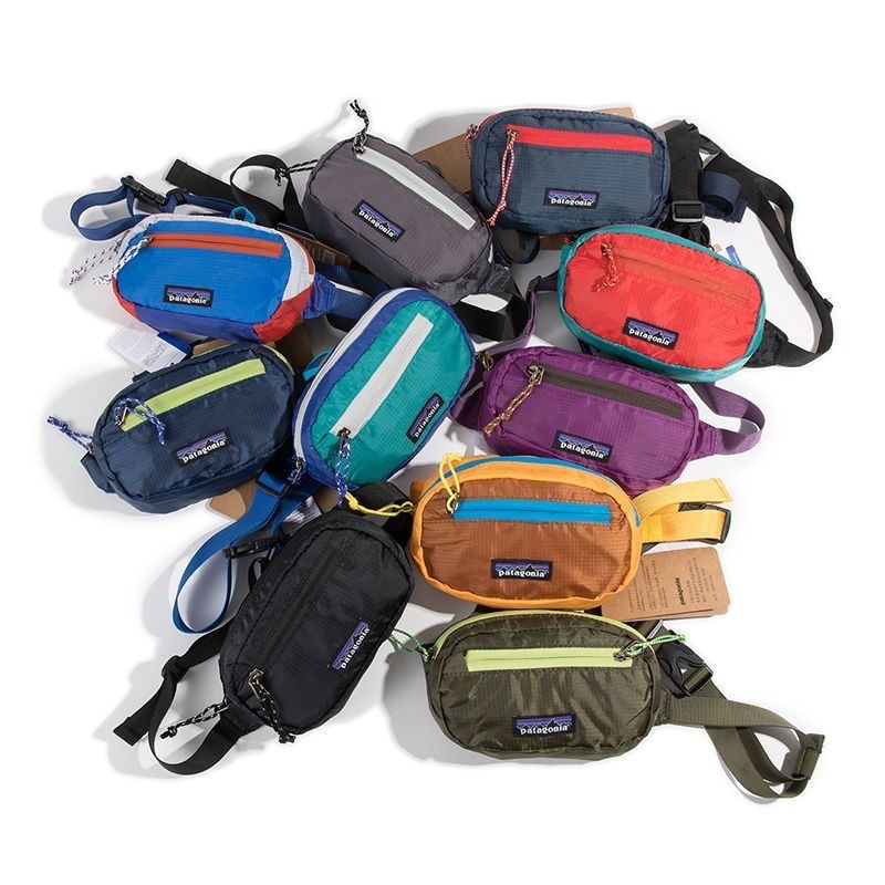 Patagonia Sports Causal กระเป๋าคาดเอว Men & Women Chest Pouch Sling Shoulder Couple Bag