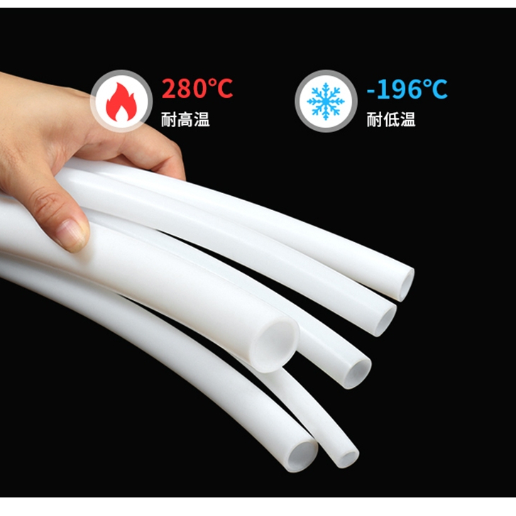ท่อ PTFE ท่อเทฟลอนท่อพลาสติกสีขาวขนาดต่างๆทนกรดและด่างทนต่อการกัดกร่อนทนต่ออุณหภูมิสูง ราคา ถูกที่สุด ดีลบีเคเค แกลเลอรีภาพที่ 3