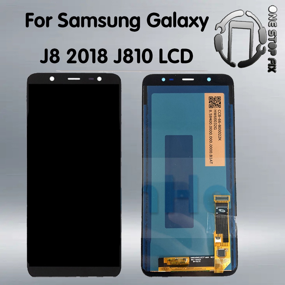Tft LCD สําหรับ Samsung J8 2018 จอแสดงผลหน้าจอสัมผัสสําหรับ Samsung J810 J810F J810M จอแสดงผล