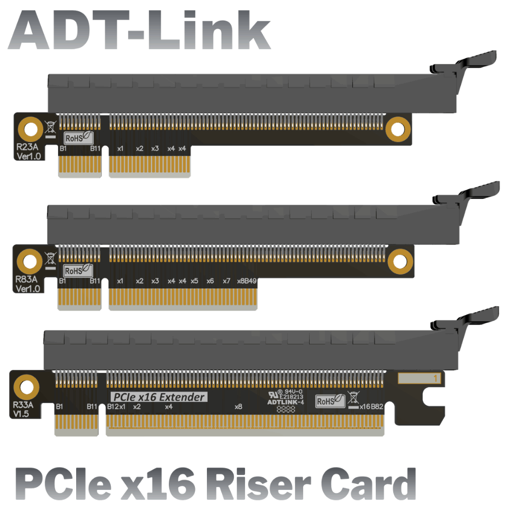 [ปรับแต่ง] Adt-link PCIE 4.0/5.0 x4 การ์ดเพิ่มความสูงทดสอบอะแดปเตอร์ขยายการ์ดป้องกันเมนบอร์ดช่องเสีย