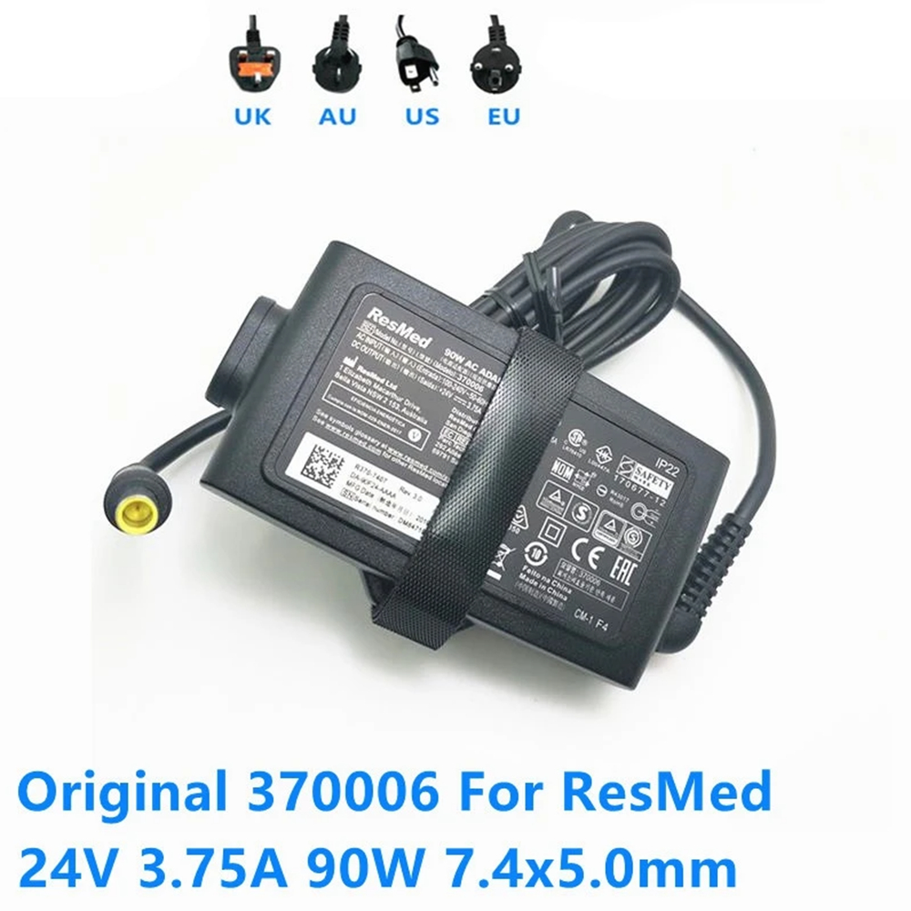 ResMed 90W AC Adapter MODEL 370001 แหล่งจ่ายไฟ Targer 24V 3.75A S90 S10 AirSense 10 AirCurve ราคา ถูกที่สุด ดีลบีเคเค แกลเลอรีภาพที่ 4