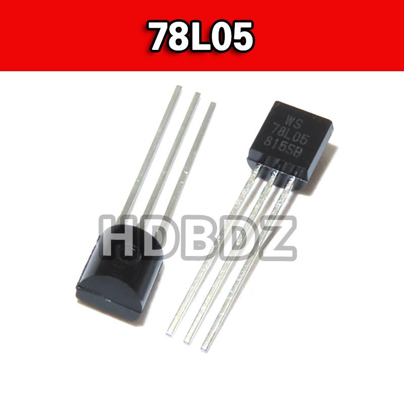 50pcs WS 78L05 WS78L05 TO-92 5V/0.1A สามสิ้นสุดแรงดันไฟฟ้าหลอด Triod IC