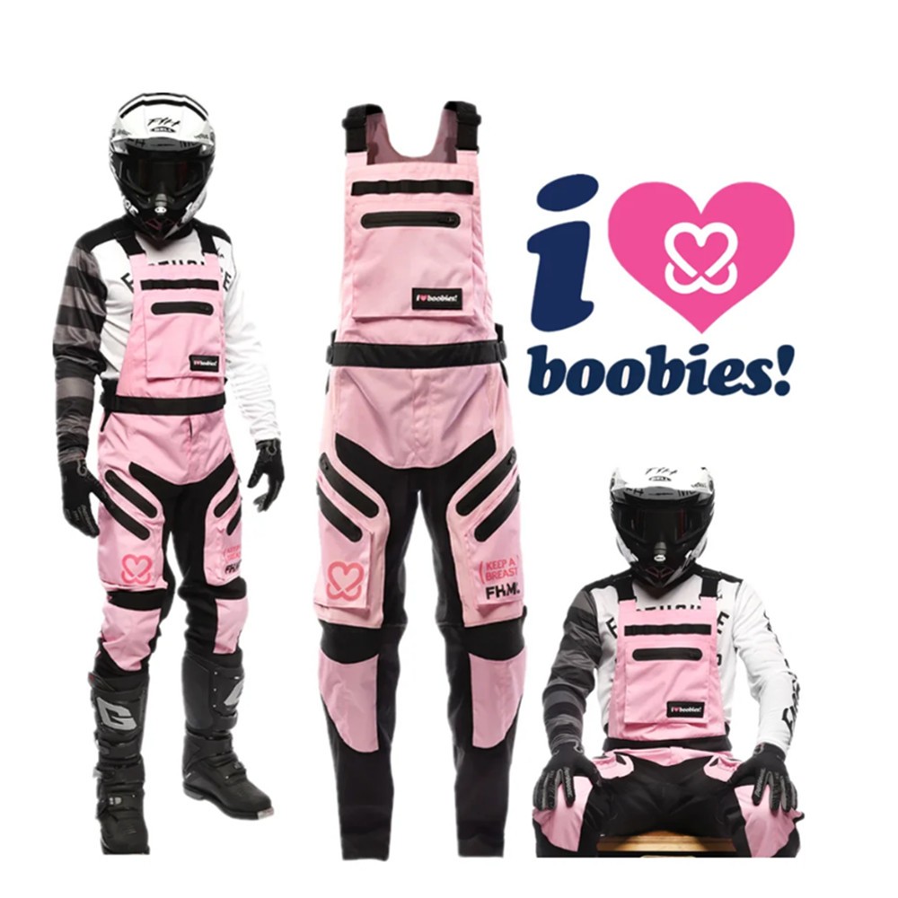 Fasthouse LOVE PINK MOTORALL Pant / OVERALL Set ชุดเกียร์ MOTORALLS Pant ชุดเกียร์วิบาก กางเกงแข่งมอเตอร์ไซค์ MX Suit