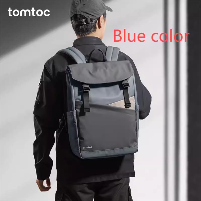 The tomtoc Laptop Backpack T64 can accommodate a 16-inch laptop with 17-liter shoulders bag for simp