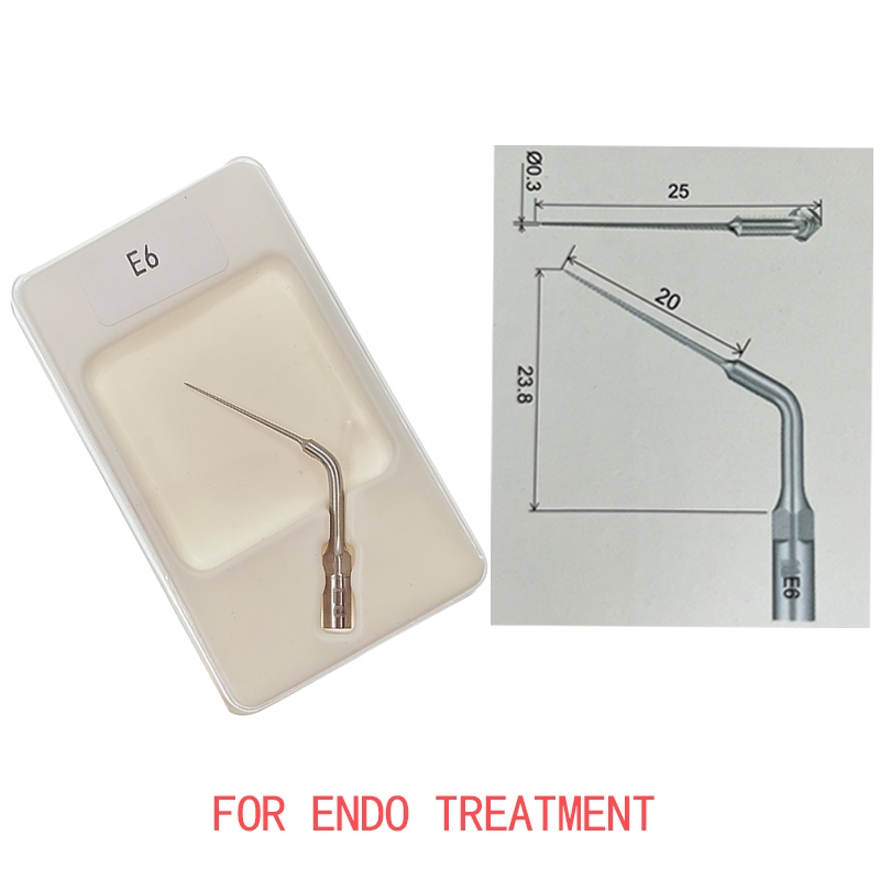 1pcs ทันตกรรม Ultrasonic Scaler เคล็ดลับ E6 Fit EMS UDS Woodpecker Scaler สําหรับ Endo