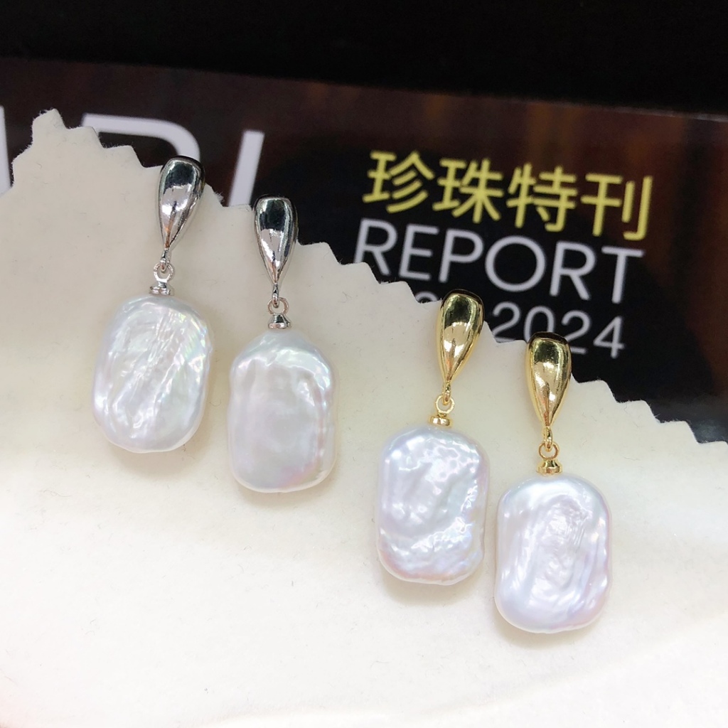 ต่างหูมุกน้ําจืดธรรมชาติราคาส่ง