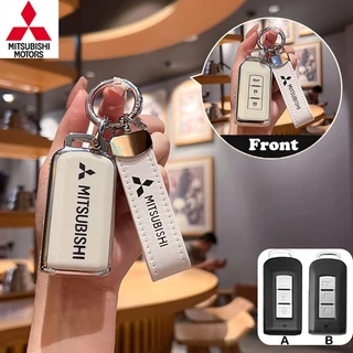 ปลอกกุญแจ Mitsubishi สไตล์เรียบง่าย สําหรับพวงกุญแจ Mitsubishi Triton/Pajero/Mirage/outlander