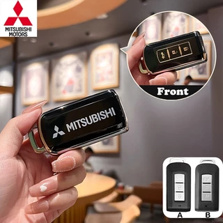 ปลอกกุญแจ Mitsubishi สไตล์เรียบง่าย สําหรับพวงกุญแจ Mitsubishi Triton/Pajero/Mirage/outlander
