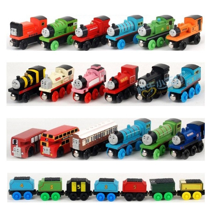 ของเล่นรถไฟไม้โทมัสและเพื่อน ของเล่นโมเดลกอร์ดอน เจมส์ ฮิโระ ของเล่นรถไฟแม่เหล็ก