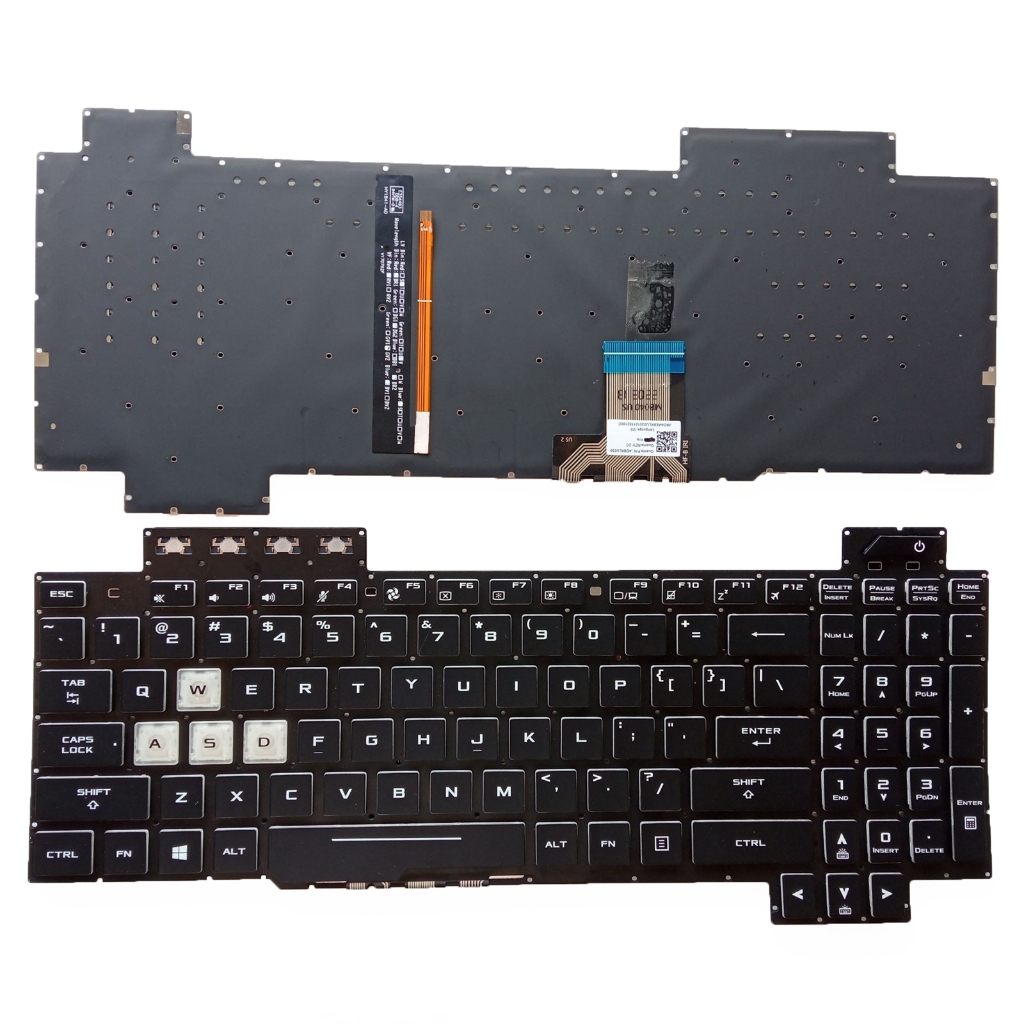 แป้นพิมพ์ US Backlit สําหรับ ASUS TUF Gaming FX505D FX505DY FX505DT FX505DU