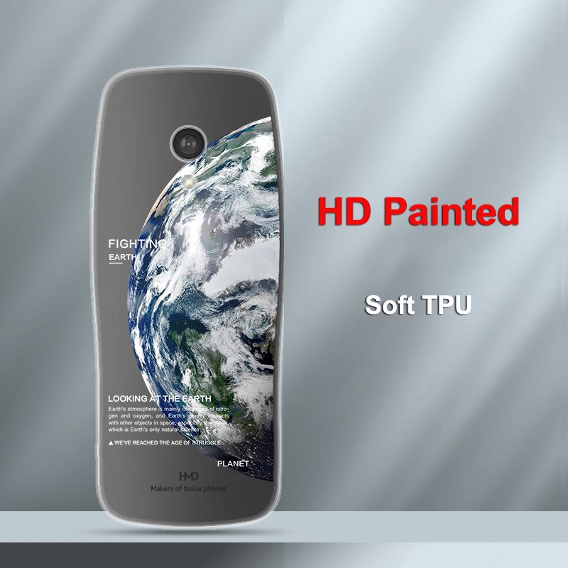 สําหรับ Nokia 3210 4G 2024 เคสโทรศัพท์สําหรับ Nokia 8210 โปร่งใสรวมทุกอย่าง TPU สี่มุม Anti-fall ซิล