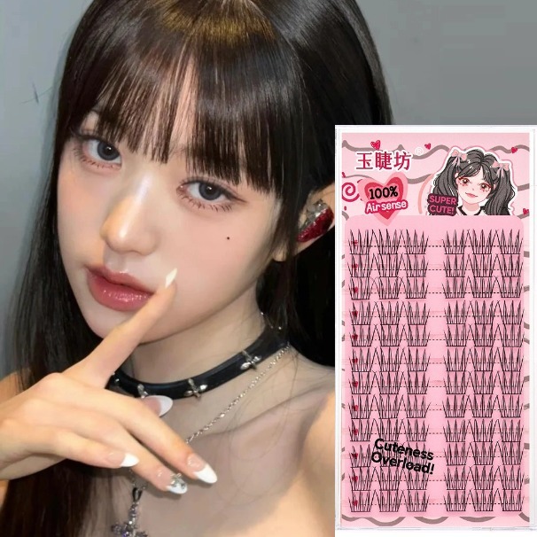 ซีรีย์ไอดอลของเกิร์ลกรุ๊ป เฟยซี! ขนตาปลอมกลุ่มสาวเกาหลีพร้อมโค้งกรงเล็บแมว เอซ หวานเย็น