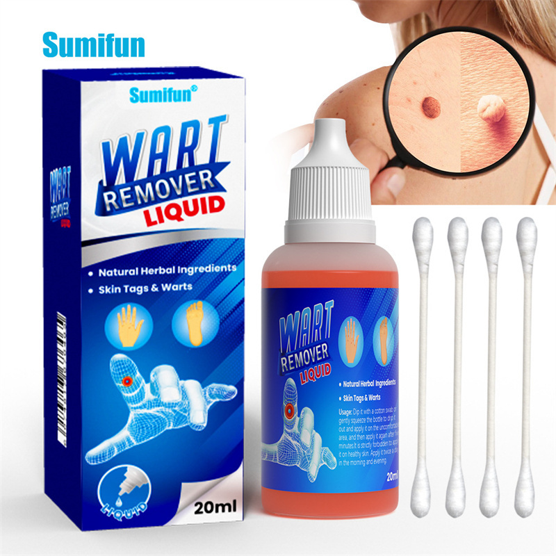 Skin Tags Wart Remover Liuqid 20ml เซรั่มกําจัดหูดอย่างล้ําลึกลบ Mole Skin Tags