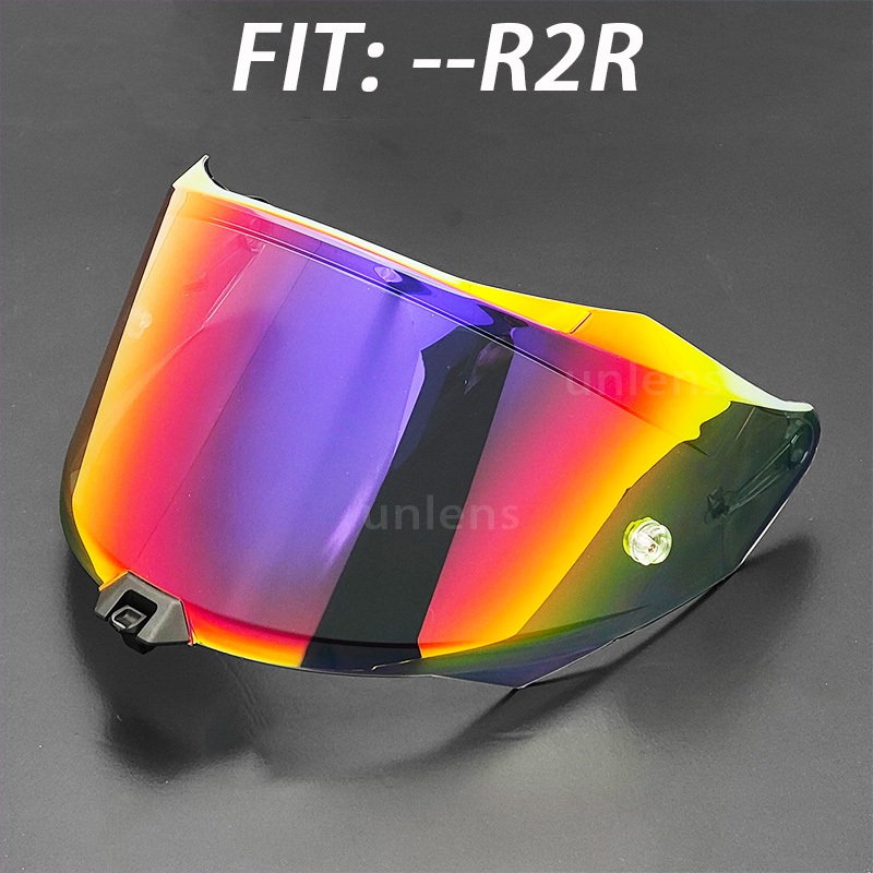 เหมาะสําหรับ KYT R2R หน้ากากหมวกกันน็อค Sun Visor เลนส์กระจก Day Night Universal Anti-Fog ฟิล์ม Anti-Ultraviolet UNDER ARMY