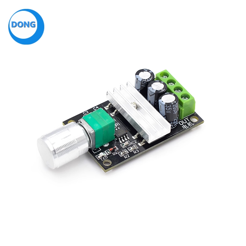Pwm DC Motor Speed Controller 3A 6-28V ฟังก์ชั่นสวิตช์ควบคุมความเร็วตัวควบคุม