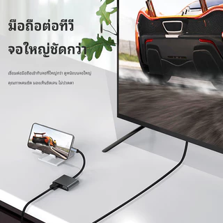 USBC ถึง HDMIVGA Adapter 4 ขนาด 1Type-c ถึง HDMI 4K Macbook Pro Len Miix 510