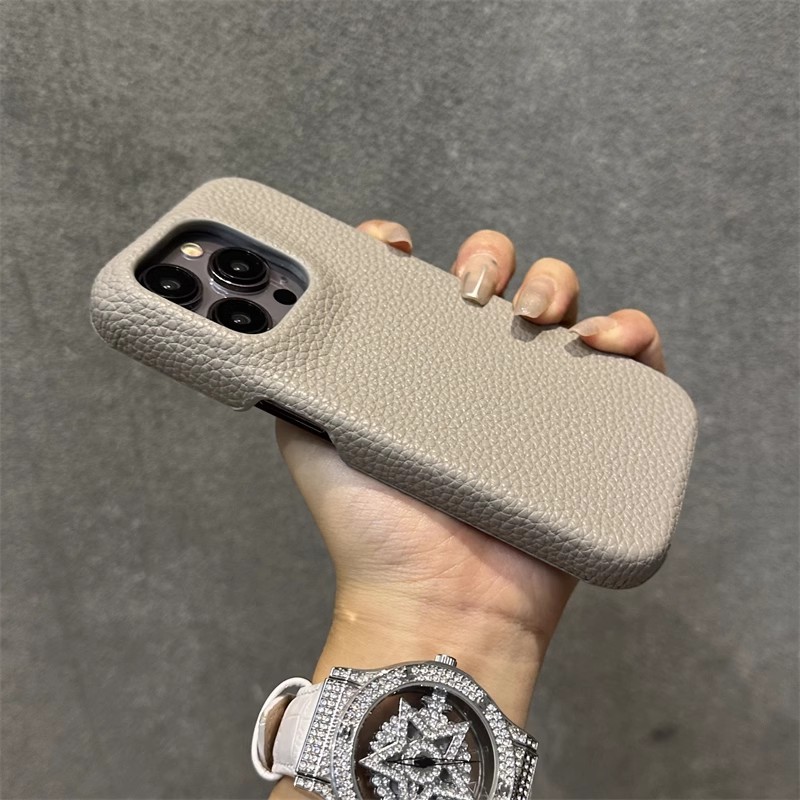 หรูหราหนังป้องกันกล้องเคสโทรศัพท์สําหรับiPhone 15 16 17 Pro Max 11 12 13 14 Pro Max PlusปลอกธุรกิจVINTAGE Hardปกหลัง