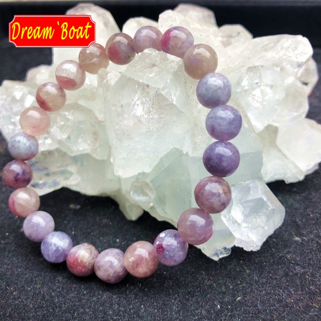 Pink Tourmaline(Unicorn) Natural Crystal Bracelet สร้อยข้อมือคริสตัลธรรมชาติ,ลูกปัดคริสตัล,ผู้หญิง/ผู้ชายสร้อยข้อมือ,สร้อยข้อมืออัญมณี,สร้อยข้อมือฮวงจุ้ย,สร้อยข้อมือหินธรรมชาติ,เครื่องประดับแฟชั่นและหรูหรา