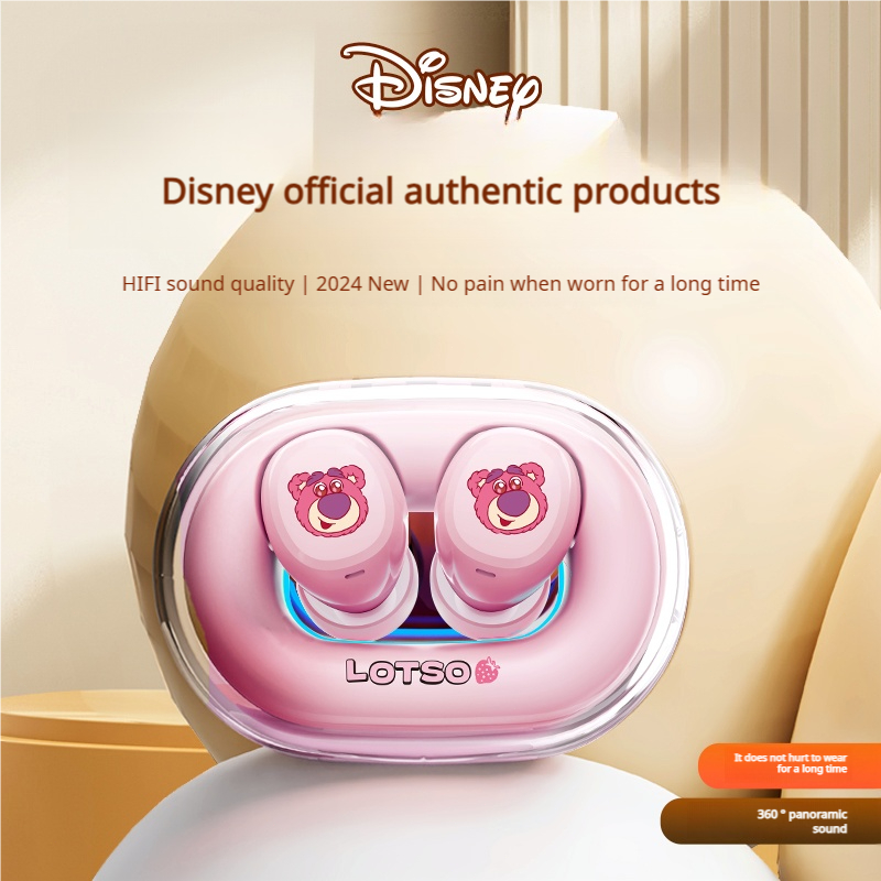 Disney XD39 หูฟังบลูทูธ TWS หูฟังบลูทูธไร้สาย 5.3 ไมโครโฟน HD ลดเสียงรบกวน คุณภาพเสียง HIFI เสียงสเตอริโอ หูฟังไร้สาย Bluetooth Earphones