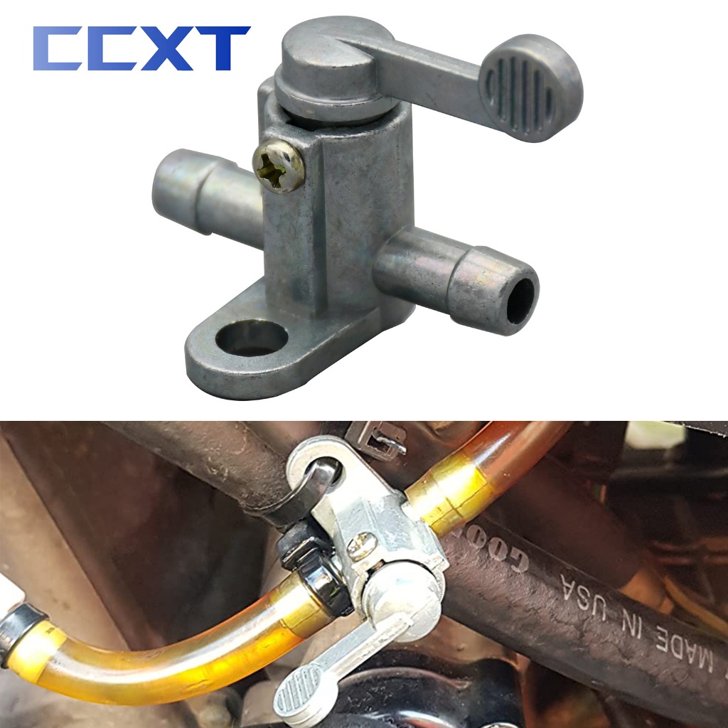 รถจักรยานยนต์ 8 มม.5/16 การใช้แก๊สวาล์วเบนซินถังน้ํามันเชื้อเพลิงสําหรับ ATV PW50 PW80 Universal