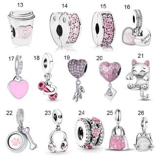 P จี้ Rose Silver 925 จี้เพชร Family Mother Sisters