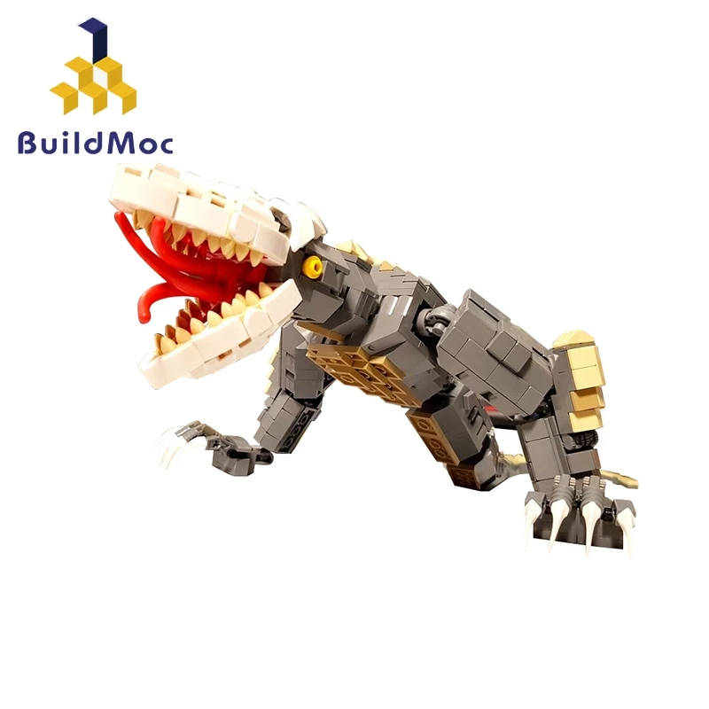 Buildmoc เลโก้ Godzilla skull crawler รุ่น MOC-125063 ชุดตัวต่อ
