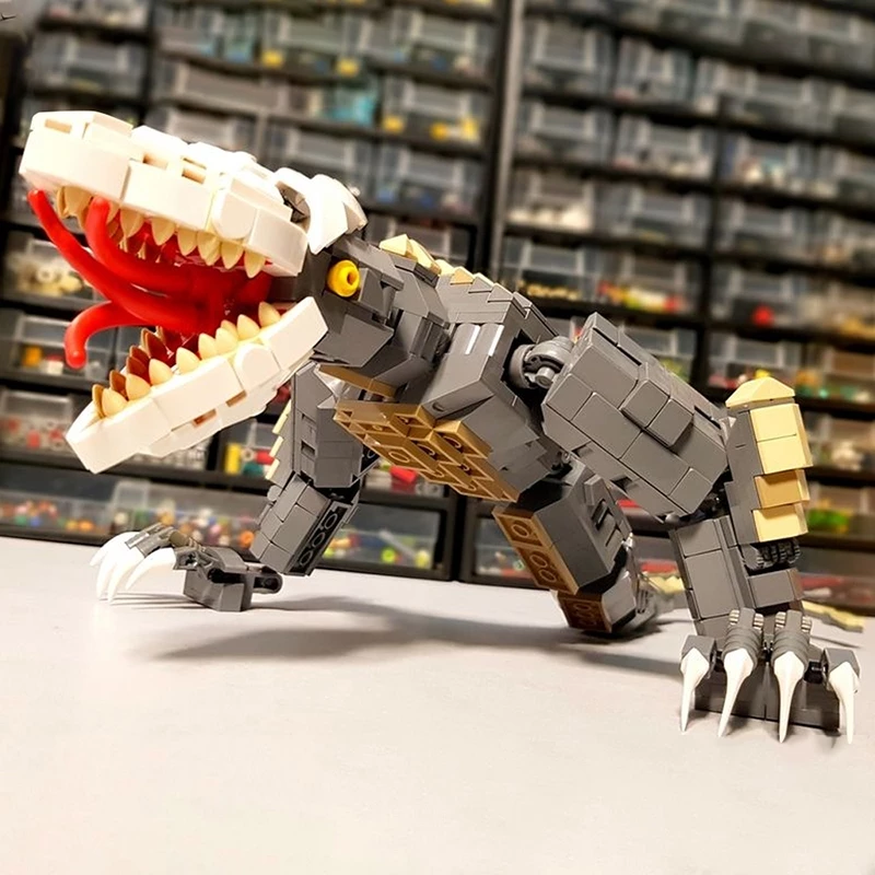 Buildmoc เลโก้ Godzilla skull crawler รุ่น MOC-125063 ชุดตัวต่อ thumbnail 4