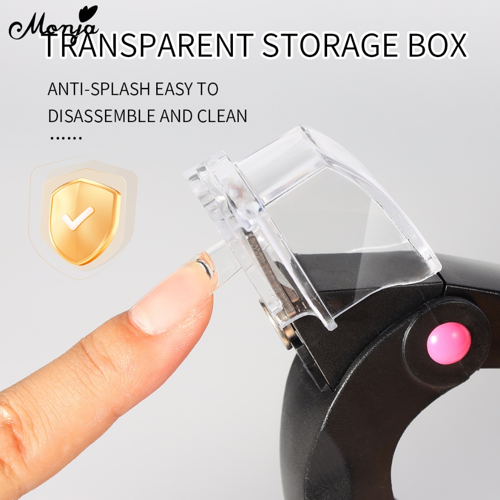 Monja กรรไกรตัดเล็บอเนกประสงค์ กรรไกรตัดเล็บปลอม รูปปรับปลอมเล็บ ความยาวที่วัดได้ - รูปที่ 5