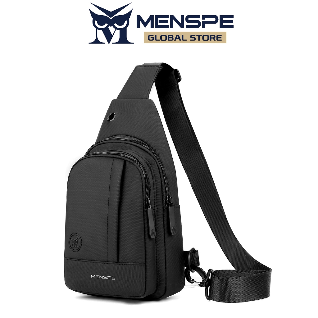 Menspe Men Bag Chest Pack Functional Chest Bag Crossbody Chest Bag Zipper Bag Sports Bag Waterproof Bag Street Shoulder Bag Messenger Bag Travel Bag Work หรือ Business Bag