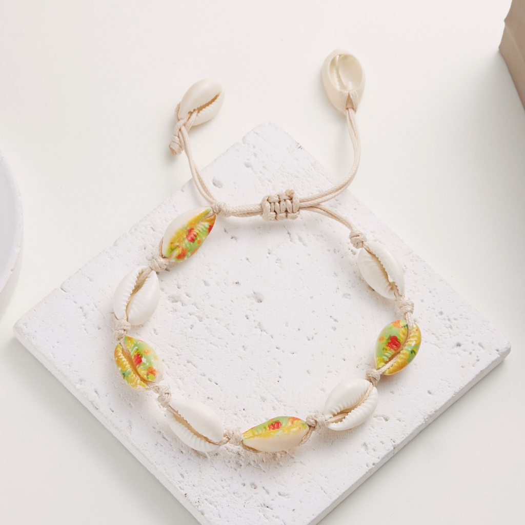 Simple Handmade ธรรมชาติปลาดาว Evil Eye เชือกถักลูกปัดสร้อยข้อมือกําไลข้อมือ Boho ผู้หญิงผู้ชาย Beach Lucky เครื่องประดับของขวัญ