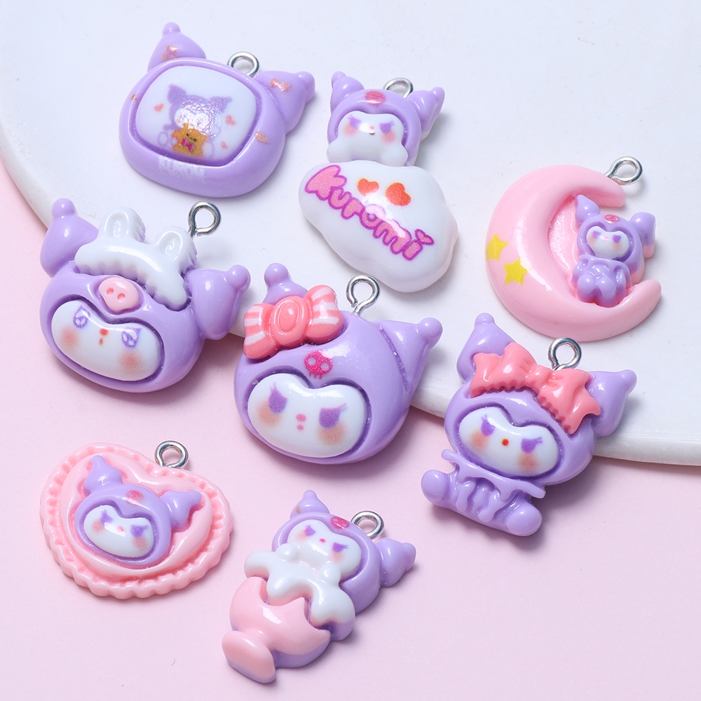 1 ชิ้นสัตว์น่ารักแมวกระต่าย Charms เรซิ่นหน้ายิ้มดอกไม้จี้ Flatback DIY เครื่องประดับทําค้นหา