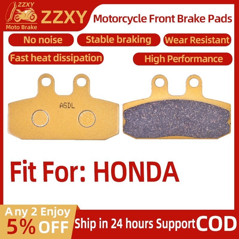 1 คู่รถจักรยานยนต์เบรคด้านหน้าสําหรับ HONDA SJ 50 P/R/S/T/V/W/X Bali 1993-1999 CLR 125 W City Fly 99