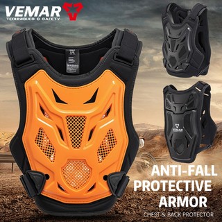 Motocross Armor Vest Men's Riding Professional Body Protection Equipment Motorcycle Protective Gear Chest Back Anti-fall Armor S-168