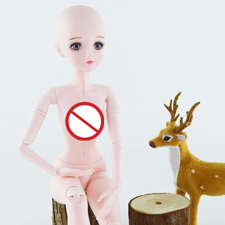 ตุ๊กตา ความสูง 60 ซม. 1/3 BJD สีขาว พร้อมหัว DIY ของเล่นสําหรับเด็กผู้หญิง
