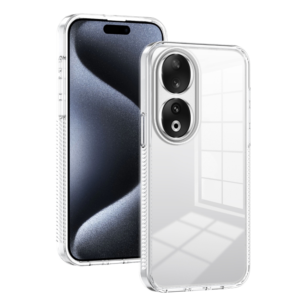 สําหรับ Honor 90 / Honor 90 5G ,โปร่งใสสูง,ลายนิ้วมือไม่ติด,คุณภาพสูง,เคสป้องกันโทรศัพท์