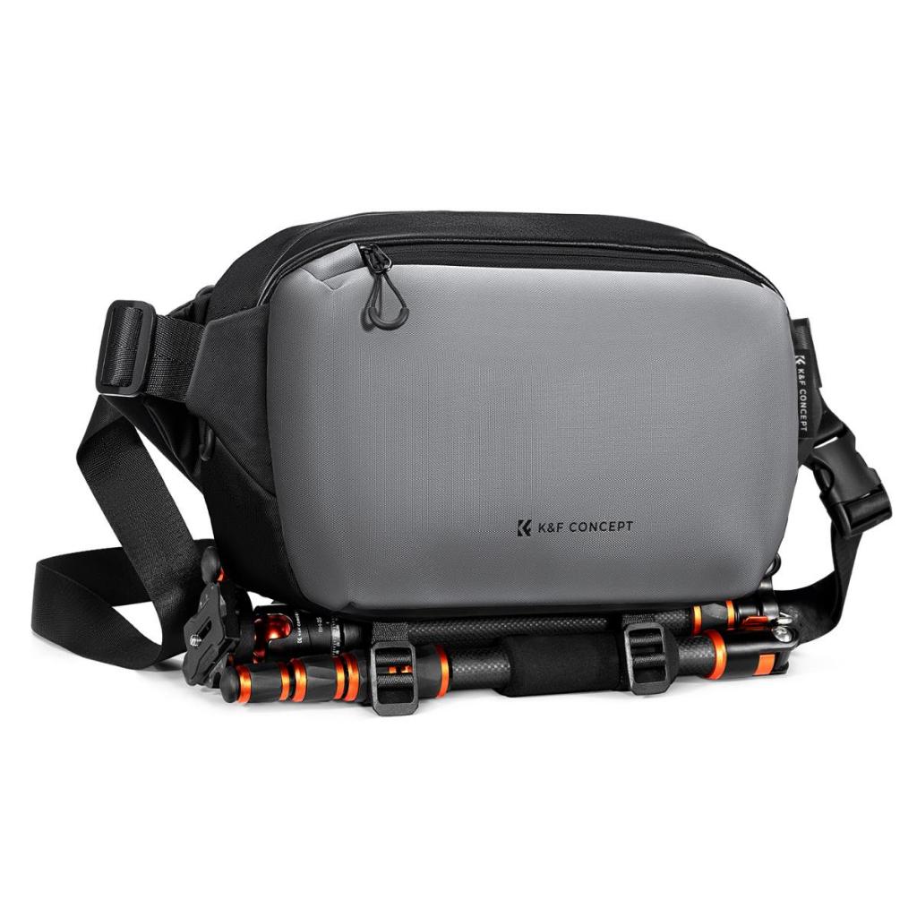 K&f Concept 10 L Alpha Camera Sling Bag กระเป๋าสะพายถ่ายภาพ เข้ากันได้กับ Canon / Nikon / Sony Camears / DJI Mavic Drones