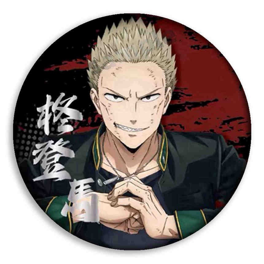 อะนิเมะ WIND BREAKER Sakura Haruka Suo Hayato Manga Badge รูปที่ 5