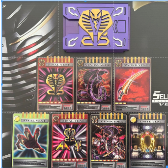 Thailand spot Bandai Kamen Rider csm Dragon Rider Card Box Deluxe Edition Full Card Survival Dragon Rider King Snake Dragon อัญเชิญ